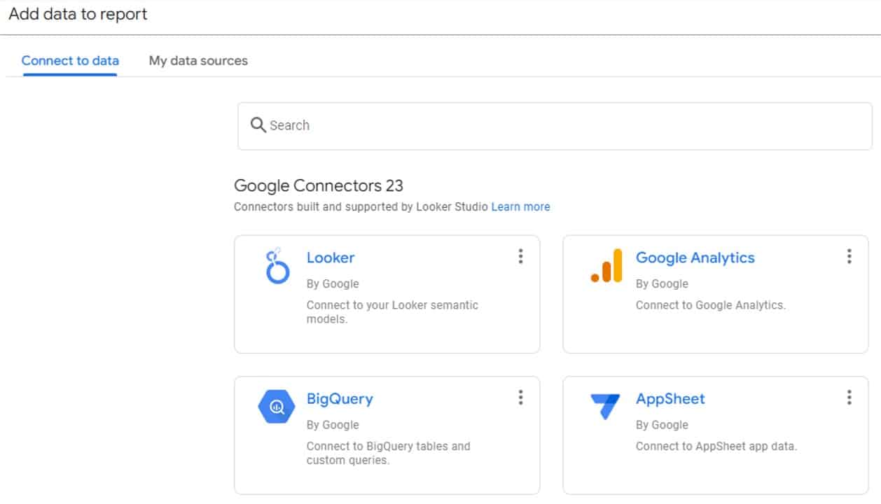 Looker Studio Data Connector BigQuery Looker Studio Data Connector BigQuery