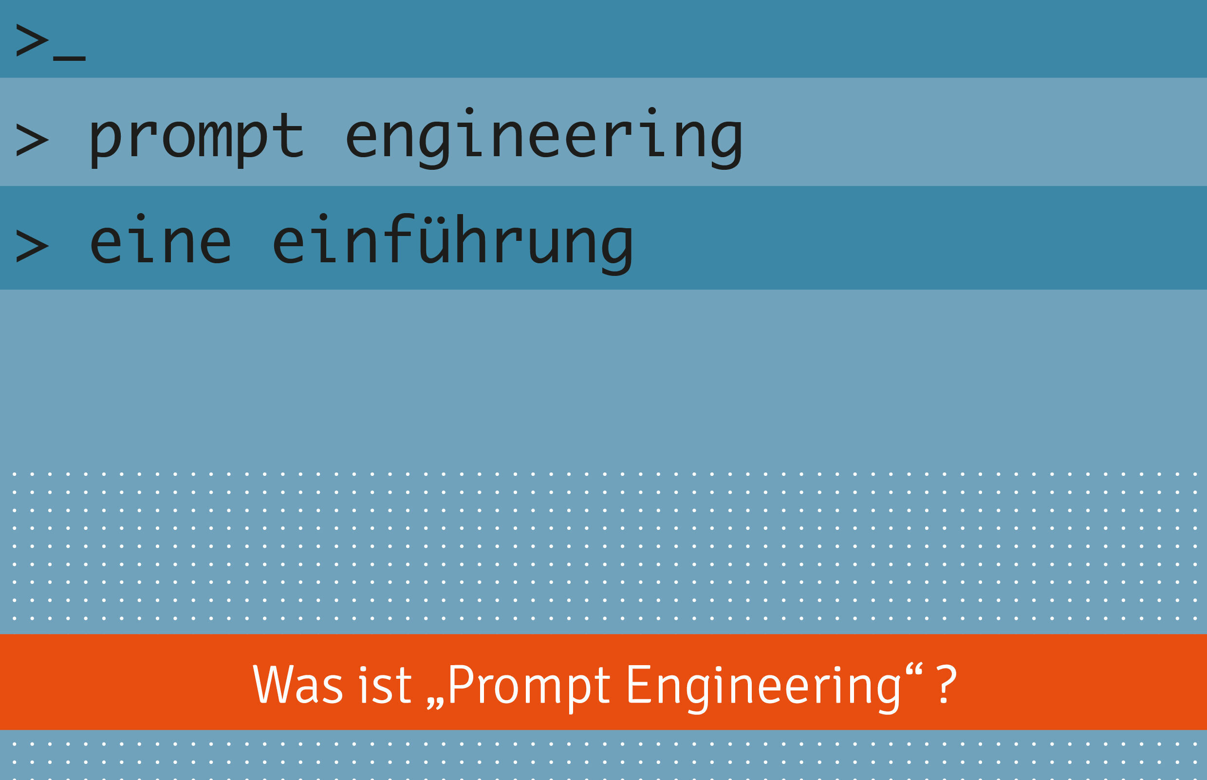Was ist Prompt Engineering Blog Teaser Bild