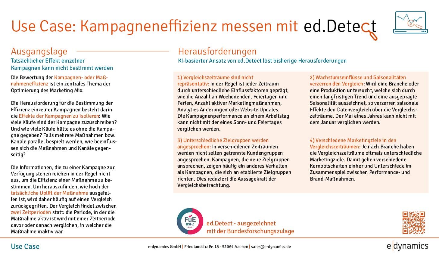 Use Case Kampagneneffizienz ed.Detect